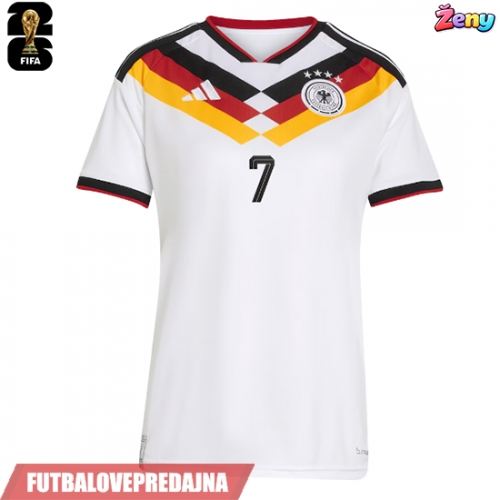 Lacne Ženy Futbalové dres Nemecko Kai Havertz #7 MS 2026 Krátky Rukáv - Domáci